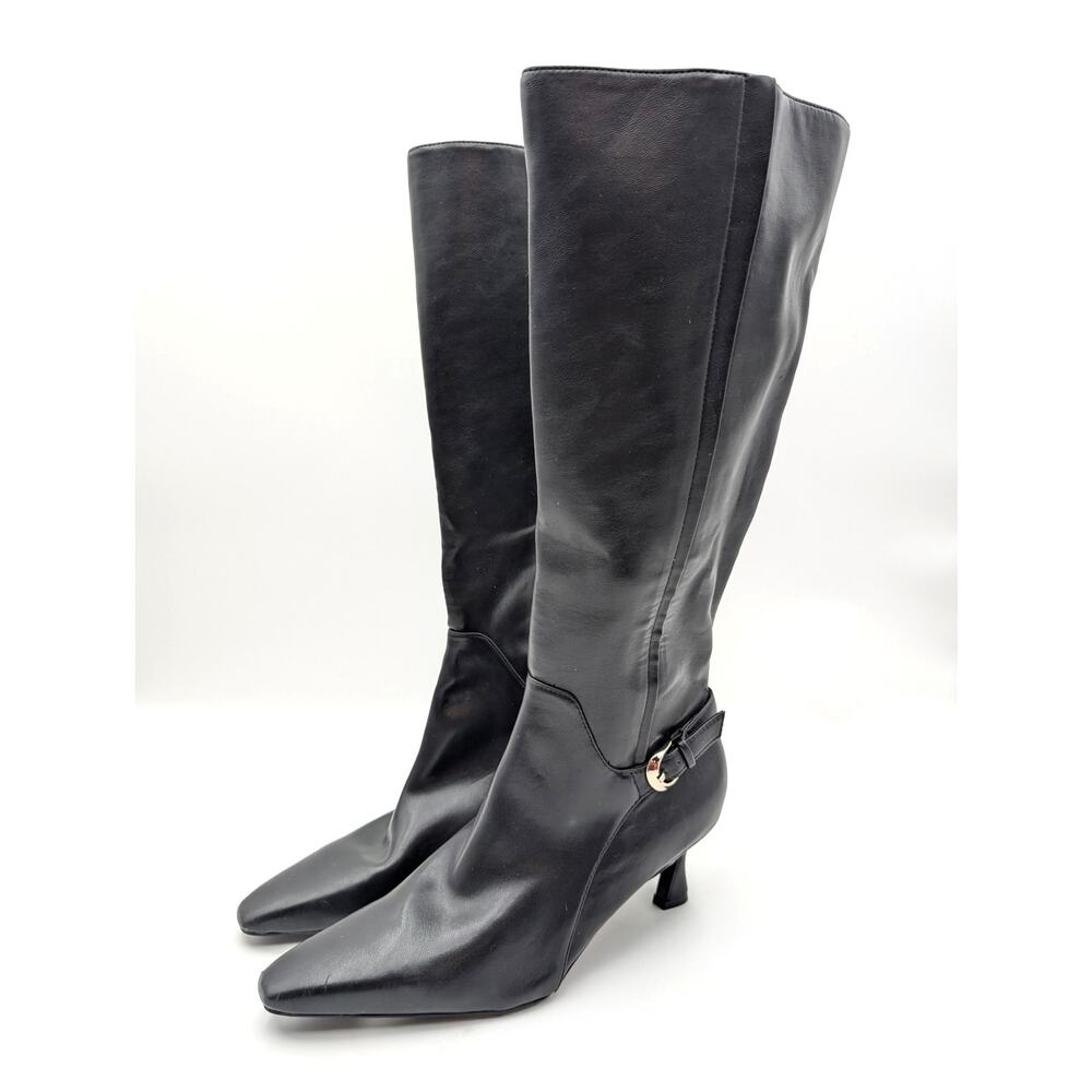 Naturalizer Eartha Knee High Boot Boots Pointed Toe Women's Black Sz US8M EU38.5